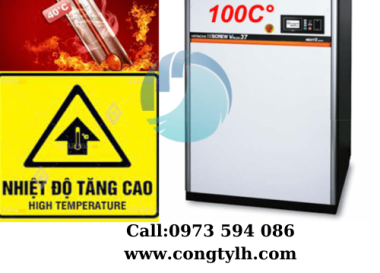 máy nén khí bị nhiệt độ cao , nguyên nhân và cách khắc phục