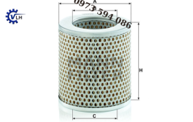 C1132, SA 6097 Air Filter / Lọc gió Mann & Hummel 